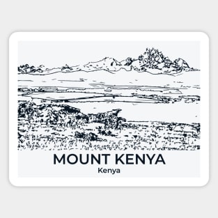Mount Kenya - Kenya Magnet